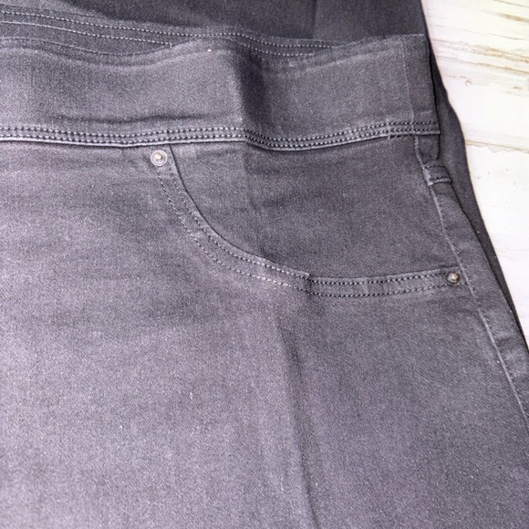 Terra & Sky High Rise Black Skinny Jeggings Size 3X(24-26W) - Picture 6 of 11